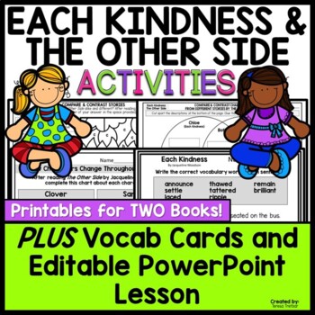 Preview of Each Kindness and The Other Side ACTIVITIES