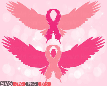 Pink Philadelphia Eagles Breast Cancer SVG, Philadelphia Eagles Ribbon SVG,  Breast Cancer Awareness SVG