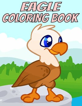 Preview of Eagle Coloring Book for Kids: Stress Relieving with Incredible Premium Designs