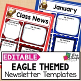 Eagle Editable Weekly Classroom Newsletter Templates