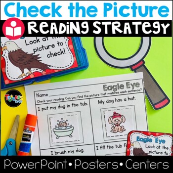 Preview of Eagle Eye Reading Strategy: Lesson Plan, PowerPoint, Reader: CC-Aligned!