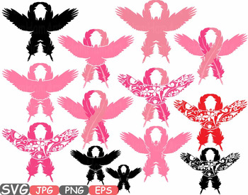 Pink Eagles Ribbon 