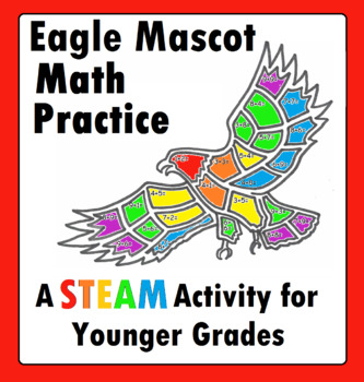 Preview of Eagle Hawk Addition Math Practice STEM STEAM for Younger Grades