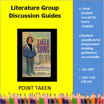 Preview of Eagle Song (by Joseph Bruchac) Literature Circle Reading Group Guides