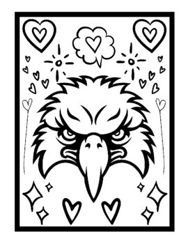 silver eagle coloring pages