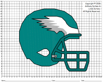 Eagles Helmet Mystery Picture (1 Quadrant) by Anthony and Linda Iorlano