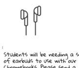 Earbuds Letter