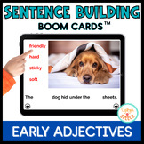 Describing Adjectives  Boom Cards™ for Speech Therapy Sent