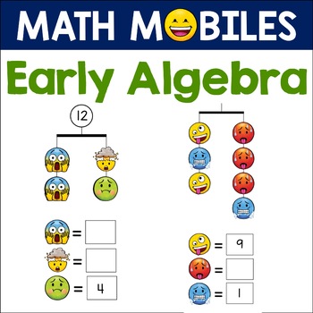 Preview of Early Algebra Addition and Subtraction Worksheets - Math Mobile Activities