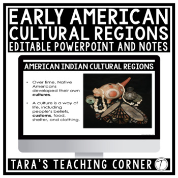 Preview of Early American Cultural Regions | PowerPoint Slides and Notes