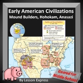 Early American Civilizations, Mound Builders, Hohokam and 