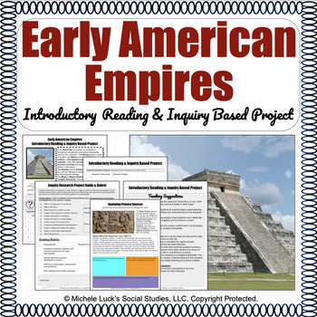 Preview of Early American Empires Informational Reading & Inquiry Based Learning Activities