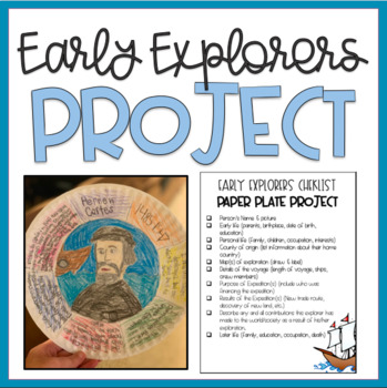 Preview of Early Explorers: Paper Plate Biography & Research Project