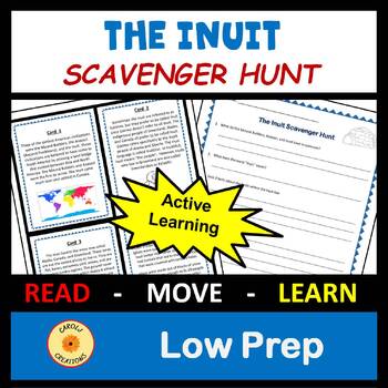 Preview of Early American History Inuit Scavenger Hunt with Easel Option