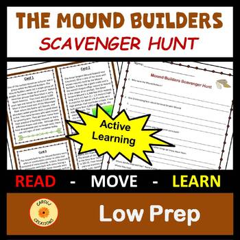 Preview of Early American History Mound Builders Scavenger Hunt with Easel Option