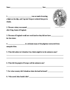 the early history of education in america worksheet answers