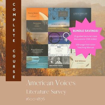 Preview of Complete 16-week OER Course: Early American Literature