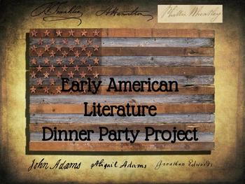 Preview of Early American Literature Dinner Party
