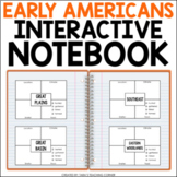 Early Americans Interactive Notebook Templates
