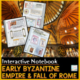 Early Byzantine Empire Interactive Notebook Worksheets Act