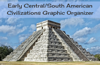 Preview of Early Central/South American Civilizations Comparison Graphic Organizer