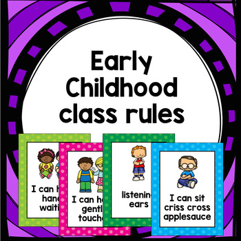 Download Early Childhood Classroom Rules Posters Polka Dots by The ...