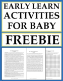 Early Childhood Development Activities Free Printable