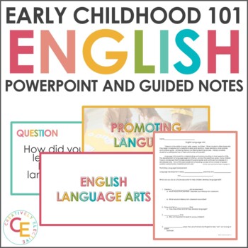 Preview of Early Childhood Education 101 | English Language | Literacy Skills in Preschool