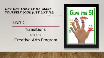 Preview of Early Childhood Education 1 Unit 2 Day 1 power point Transitions & The arts