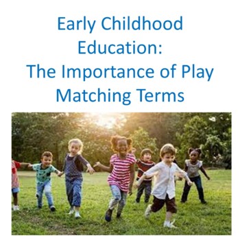 Preview of Early Childhood Education:  The Importance of Play Matching Terms (Child Care)