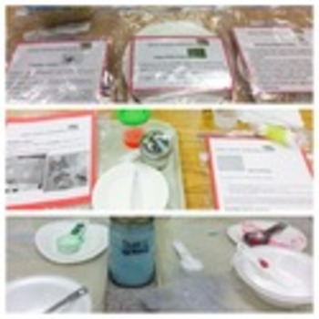 Preview of Early Childhood Education 1 Unit 2 day 4 center activity cards Science sensory