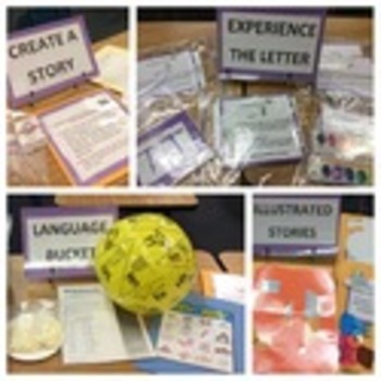 Preview of Early Childhood Education 1 Unit 2 day 5 center activity cards English Language