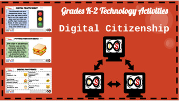 Preview of Early Childhood (Grades K-2) ELA Digital Citizenship Bundle (PowerPoint Slides)