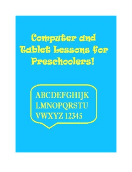 Preview of Early Childhood Introduction to Technology Devices