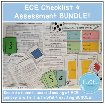 Preview of Early Childhood Education / Kindergarten Checklist & Assessment BUNDLE!
