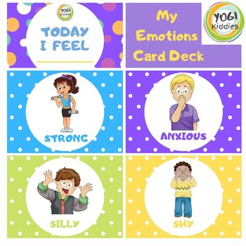 Preview of Early Childhood Learning: My Emotions Card Deck