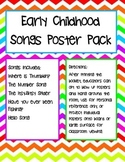 Early Childhood Songs Poster Pack