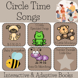 Early Childhood Special Education Circle Time Songs BUNDLE