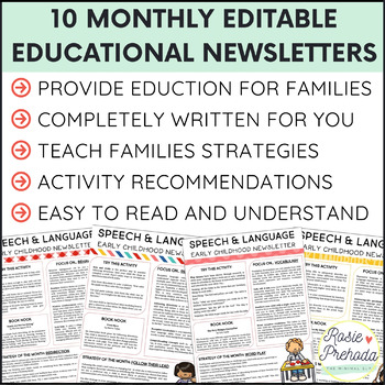 early childhood preschool newsletters for parents