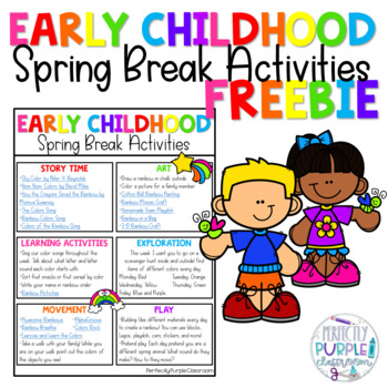 Preview of Early Childhood Spring Break Activities
