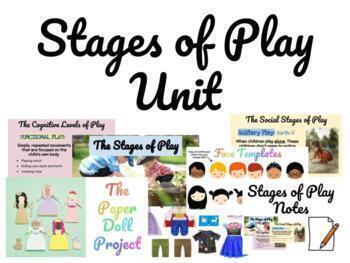 Preview of Early Childhood Stages of Play Presentation, Notes, & Project