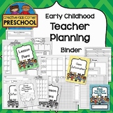 Early Childhood Teacher Planning Binder