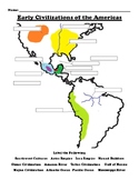 Early Civilizations of the Americas Mapping Worksheet (May