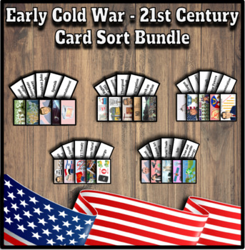 Preview of Early Cold War - 21st Century Card Sort Bundle