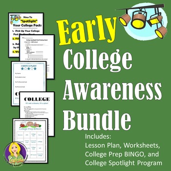 Preview of Early College Awareness Bundle