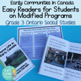Early Communities in Canada 1780-1850- Easy Readers & Acti