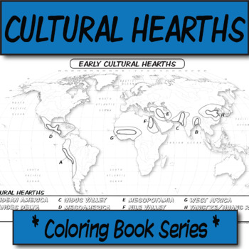Preview of Early Cultural Hearths  **Coloring Book Series**