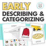 Early Describing and Categorizing Packet for Speech Therapy