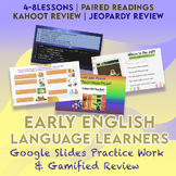 Early ELL/ESL Independent Slide Work & Review - Middle Grades