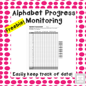 Preview of Alphabet Assessment